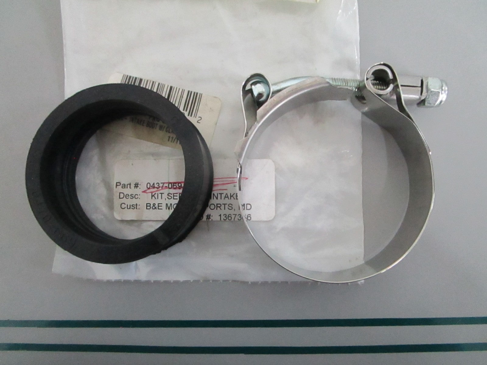 NEW OEM 0437-069 Arctic Cat Boot Clamp Kit 0820
