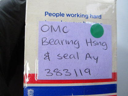 NEW OEM 383119 0383119 OMC Johnson Evinrude Bearing Housing & Seal Ay 0810