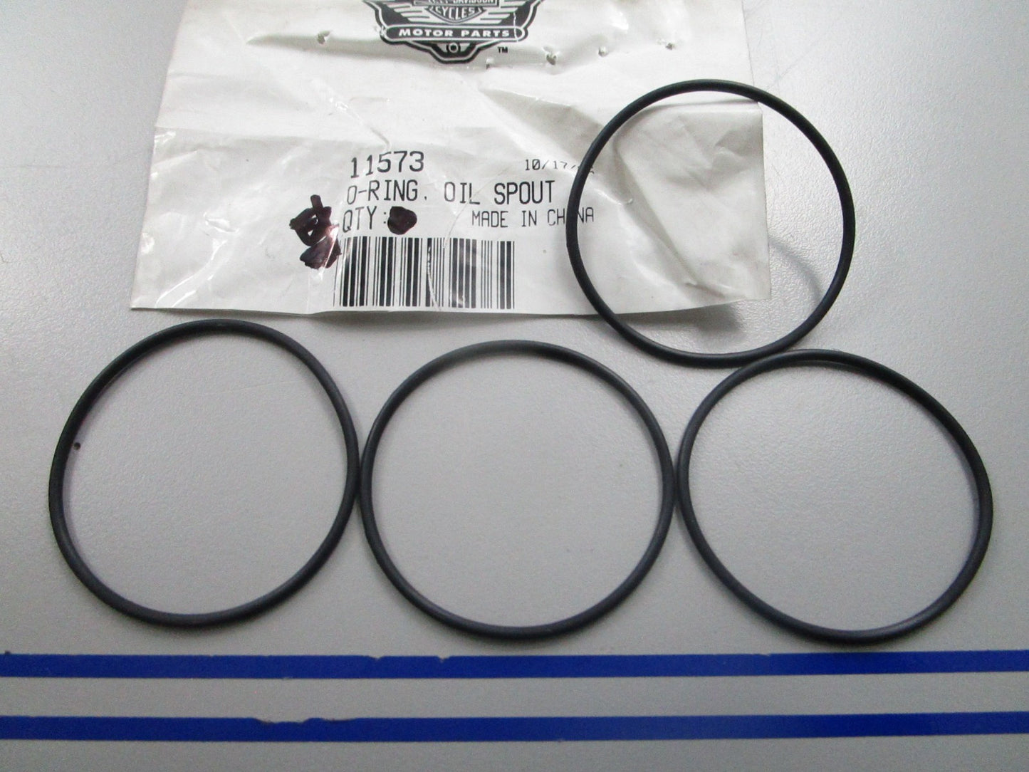 *NEW OEM* (LOT OF 4) 0810 Harley Davidson Oil Spout O-Ring 11573