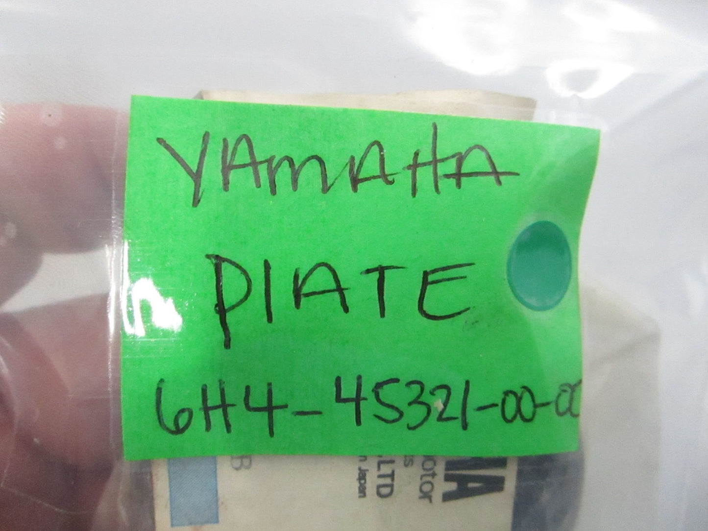 NEW OEM 6H4-45321-00-00 Yamaha Plate 0810