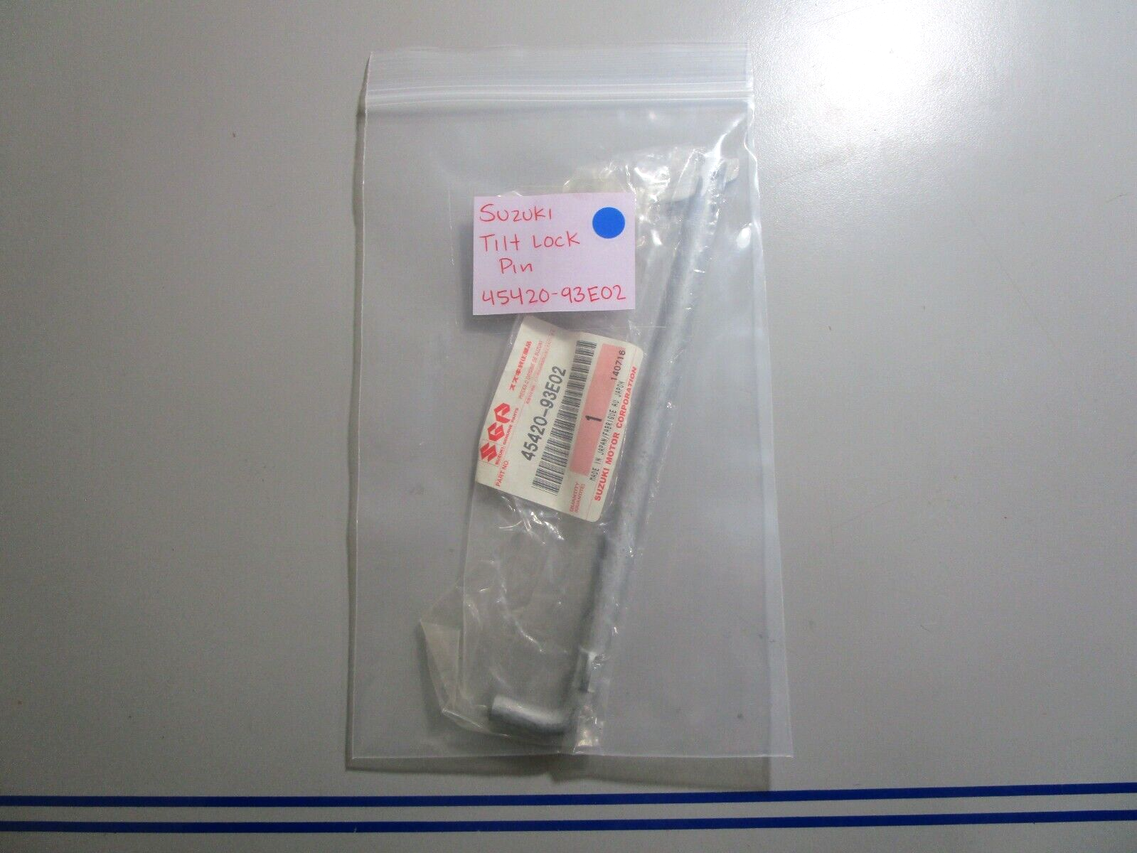*NEW OEM* 0810 Suzuki Tilt Lock Pin 45420-93E02