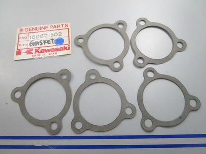 NEW OEM (LOT OF 5) Kawasaki 16062-502 Gasket 0810