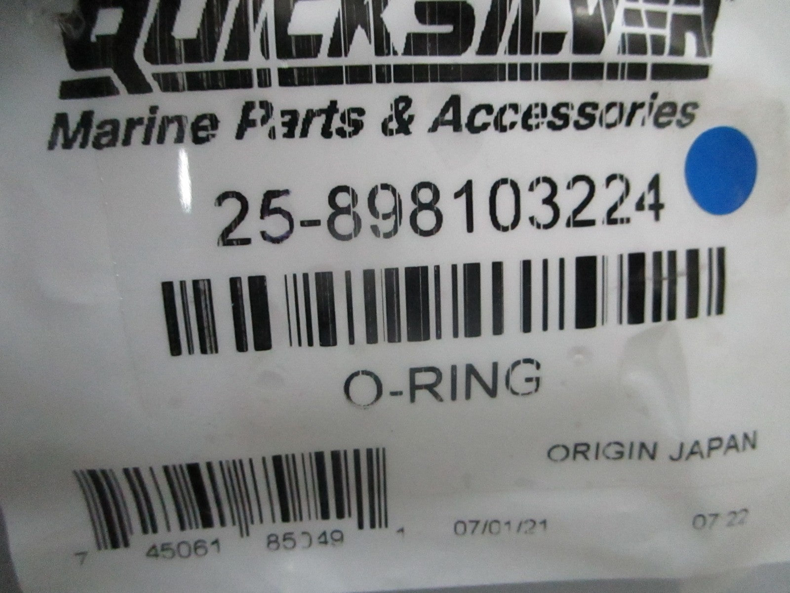*NEW OEM* 0810 Mercury Quicksilver O-Ring 25-898103224