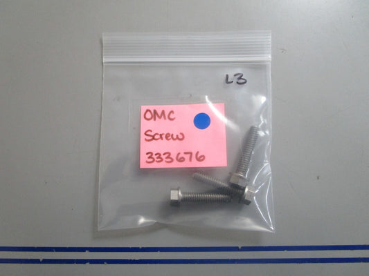 *NEW OEM* (LOT OF 3) 0810 OMC Johnson Evinrude Screw 333676 0333676