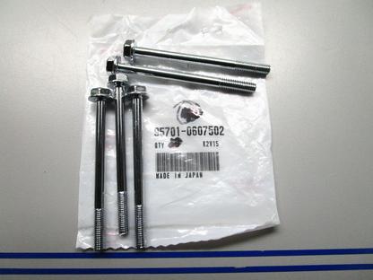 *NEW OEM* (LOT OF 5) 0720 Honda 6 x 75 Screw Bolt 95701-0607502