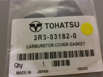 *NEW OEM* 0810 Tohatsu Carburetor Cover Gasket 3R3-03182-0 3R3031820