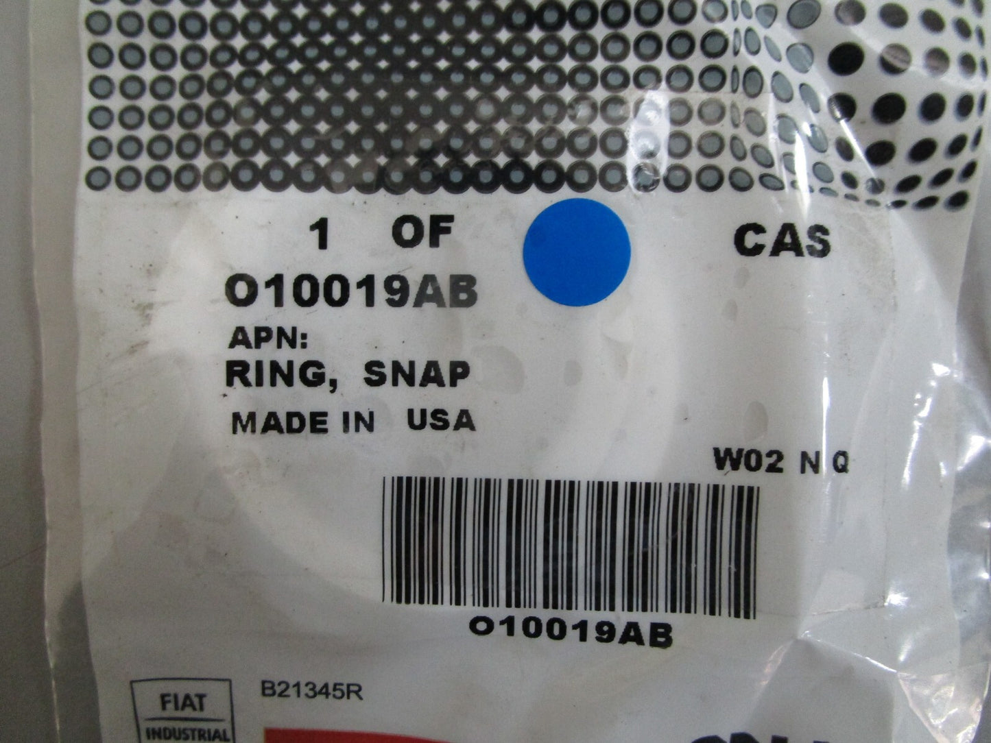 *NEW OEM* 0820 Case New Holland Snap Ring 010019AB