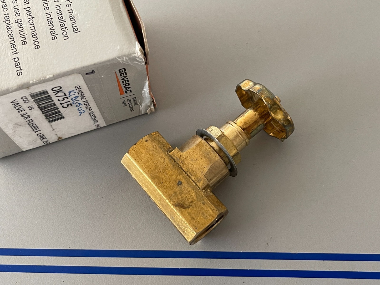 *NEW OEM* 0720 Generac 3/8 Fusible Link Valve 0K7515