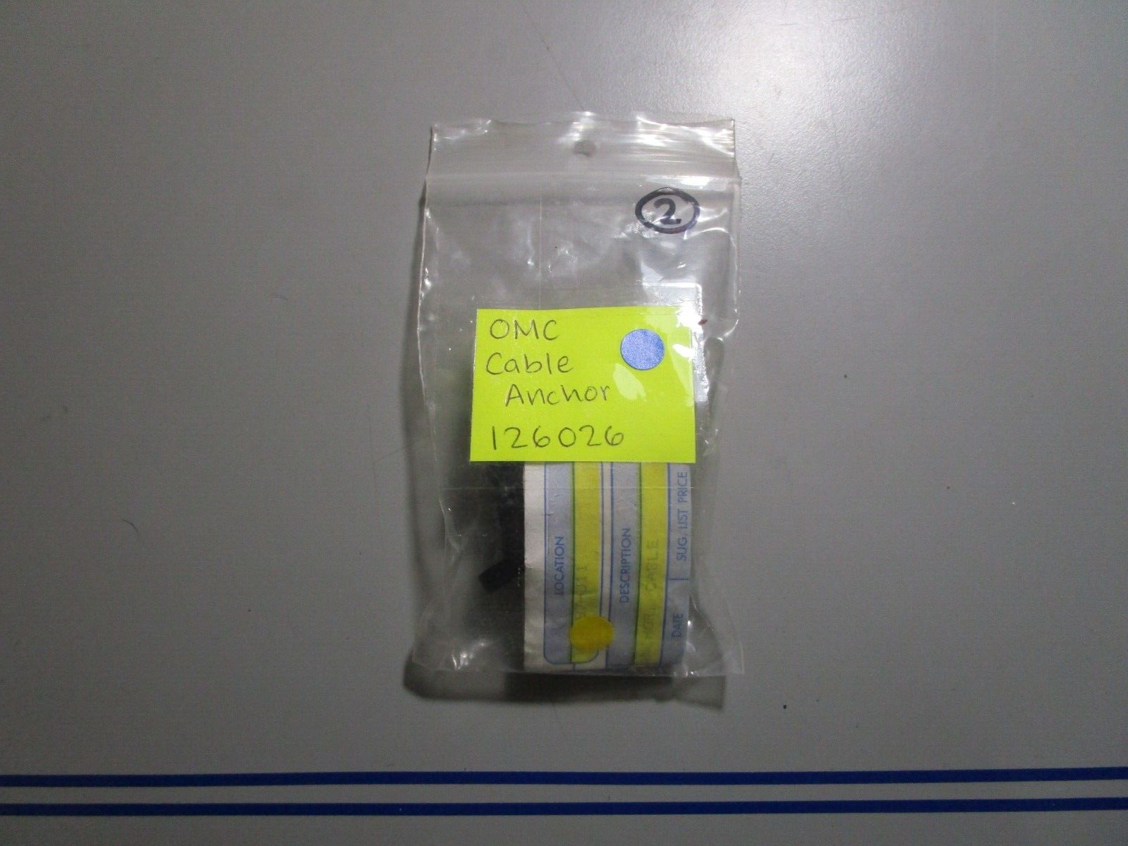 *NEW OEM* 0770 OMC Johnson Evinrude Cable Anchor 126026 0126026