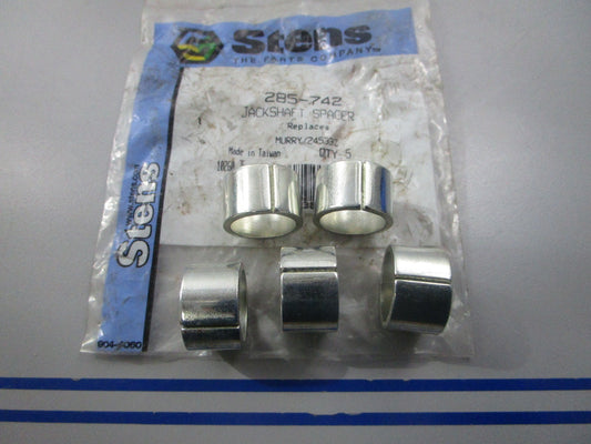 NEW (LOT OF 5) 285-742 Replaces: 24533Z Stens Spacer 0810