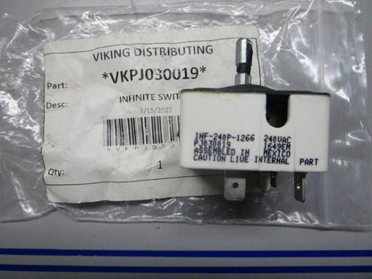 *NEW OEM* 0820 Viking Infinite Switch VKPJ030019 PJ030019
