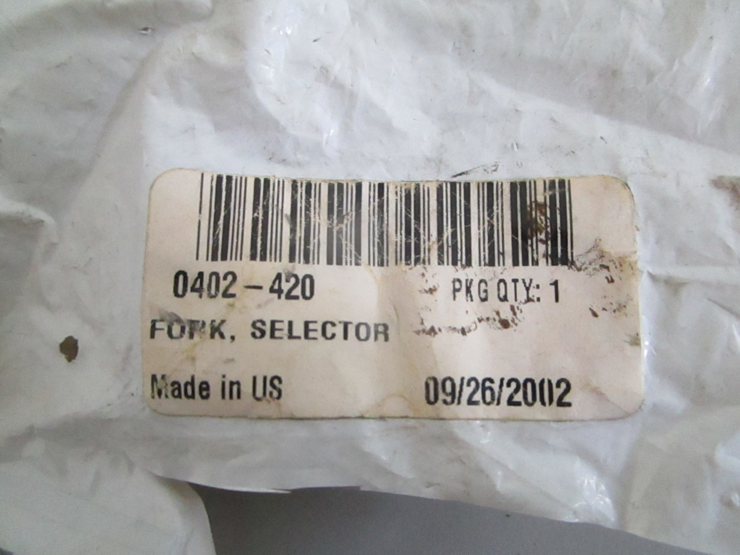 NEW OEM 0402-420 Arctic Cat Selector Fork 0820