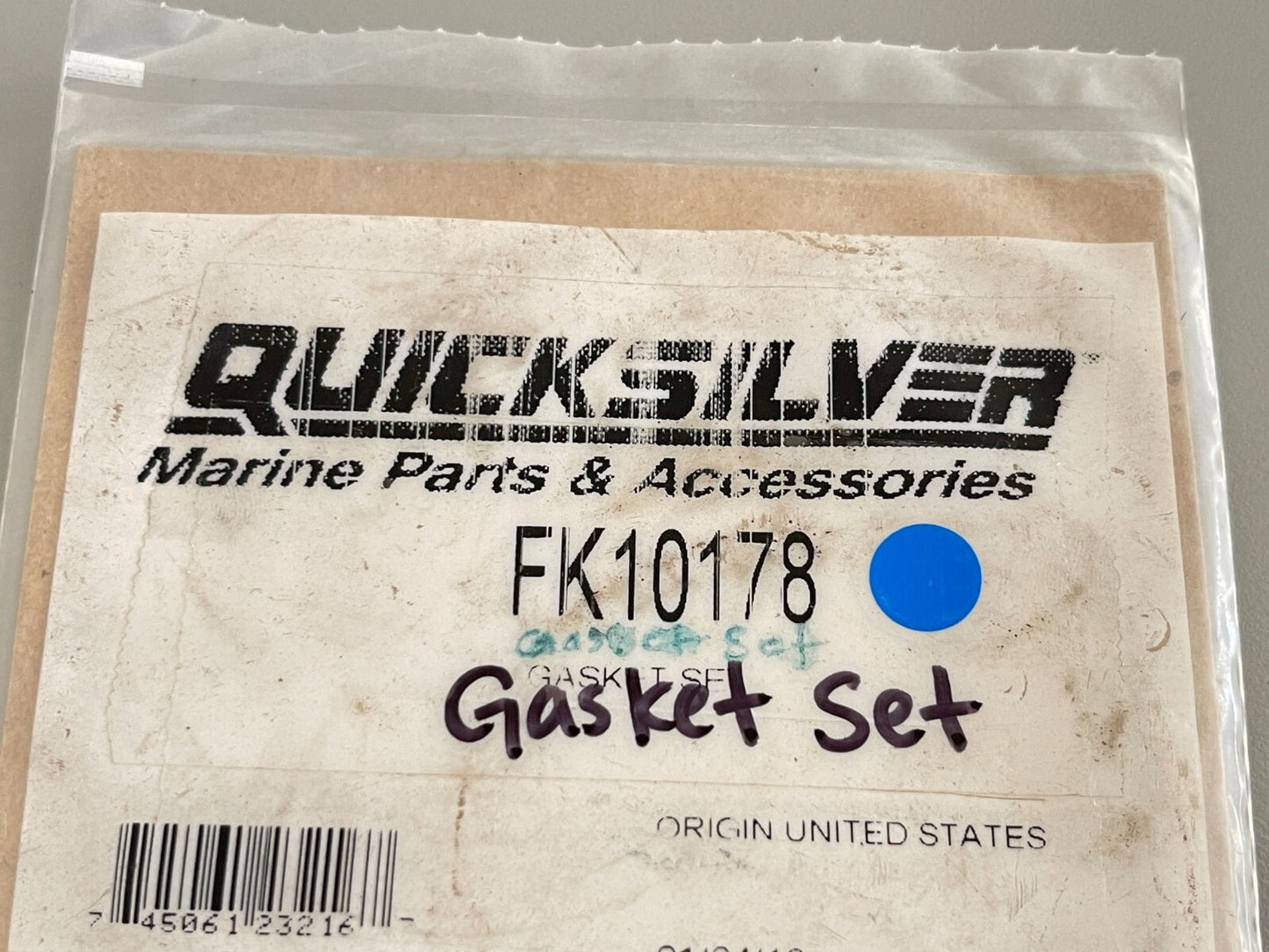 *NEW OEM* 0810 Mercury Quicksilver Gasket Set FK10178