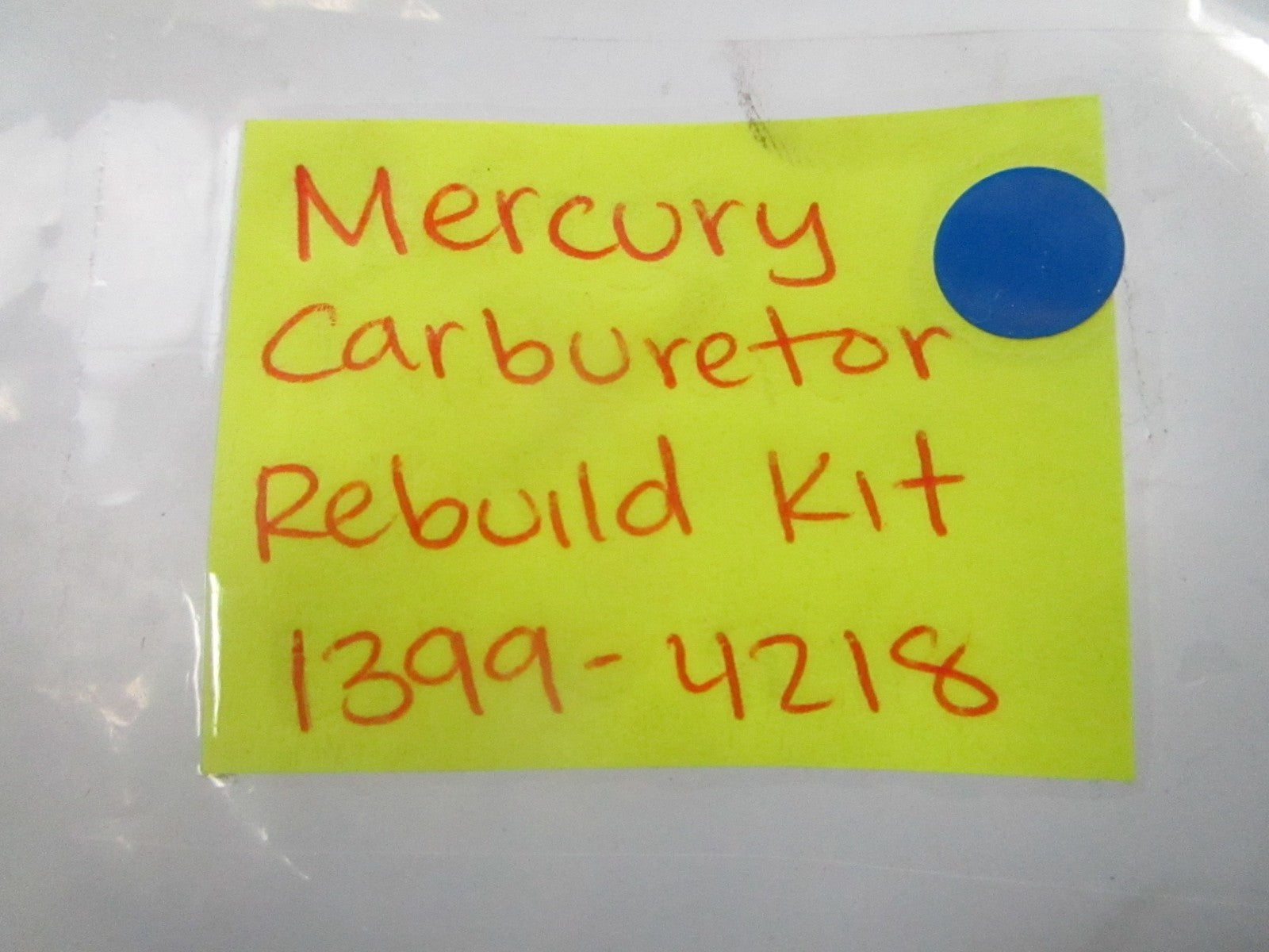 *NEW OEM* 0810 Mercury Quicksilver Carburetor Rebuild Kit 1399-4218