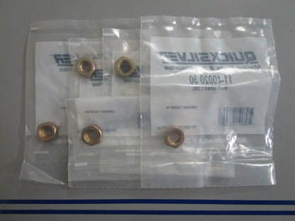 *NEW OEM* (LOT OF 5) 0770 Mercury Quicksilver Nut 11-4002030