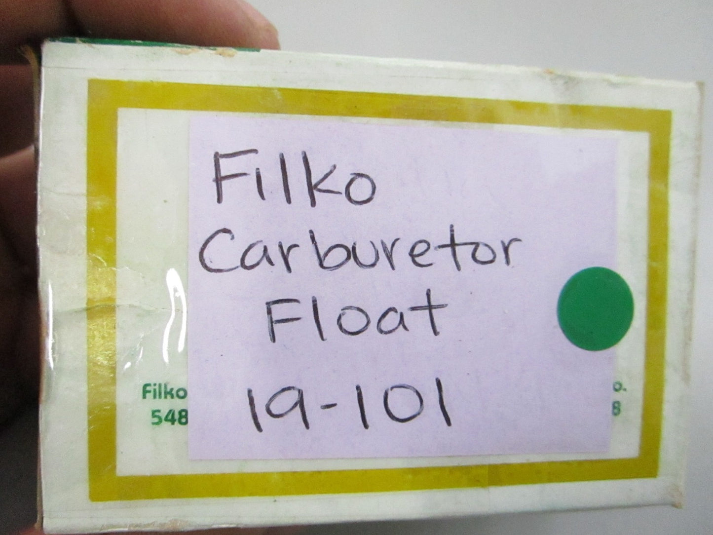 NEW 19-101 Filko Carburetor Float 0810
