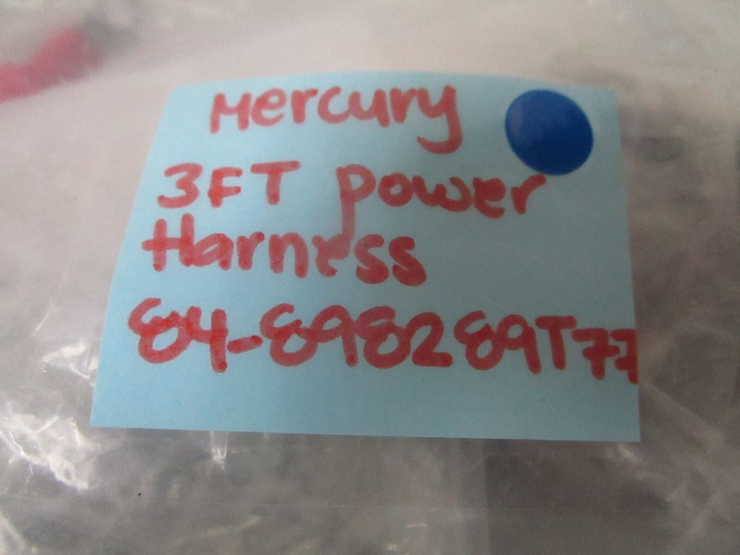 *NEW OEM* 0810 Mercury Quicksilver 3FT Power Harness 84-898289T77