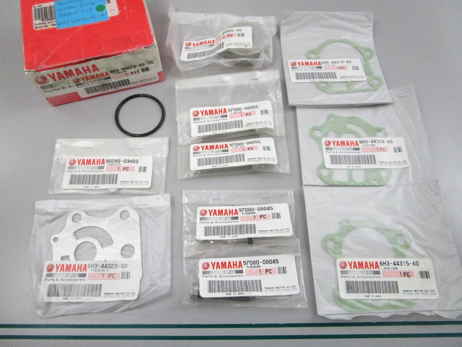 NEW OEM 6H3-W0078-A0-00 Yamaha Water Pump Repair Kit 0810