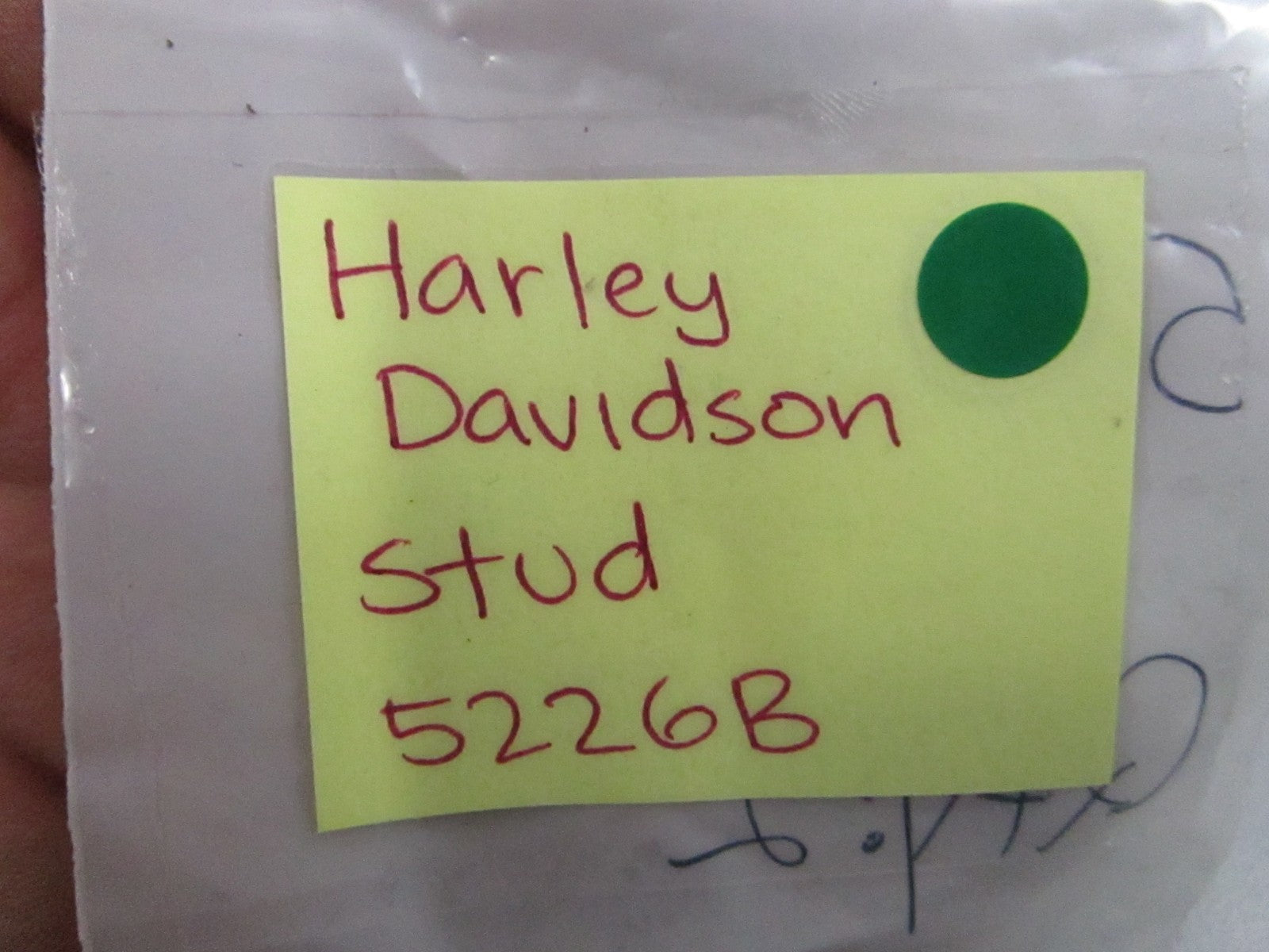 NEW OEM (LOT OF 2) 5226B Harley Davidson Stud 0810
