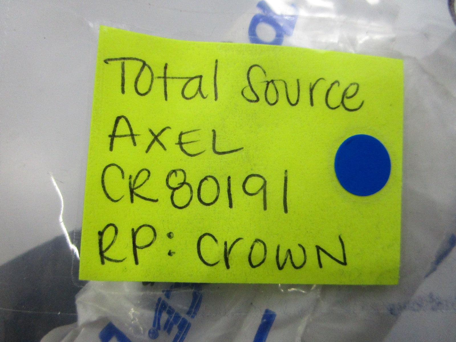 *NEW* 0810 Total Source Axel CR80191 Replaces: Crown