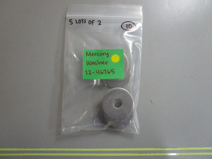 *NEW OEM* (LOT OF 2) 0810 Mercury Quicksilver Washer 12-46765