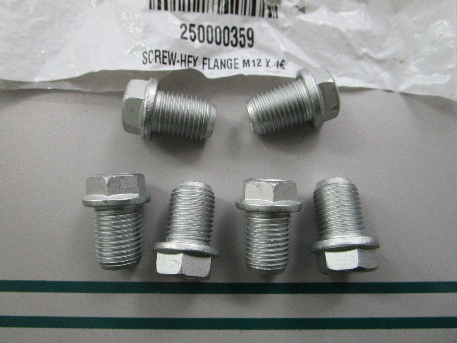 NEW OEM (LOT OF 6) 250000359 Can-Am Hex Flange Screw 0810
