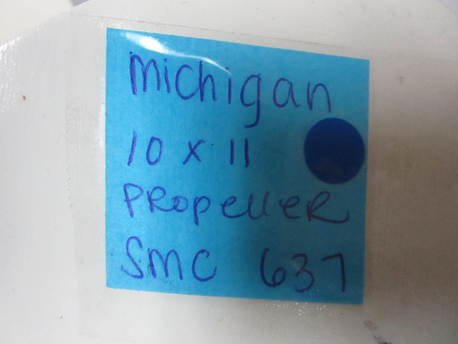 *NEW* 0720 Michigan Wheel 10 x 11 Propeller SMC 637