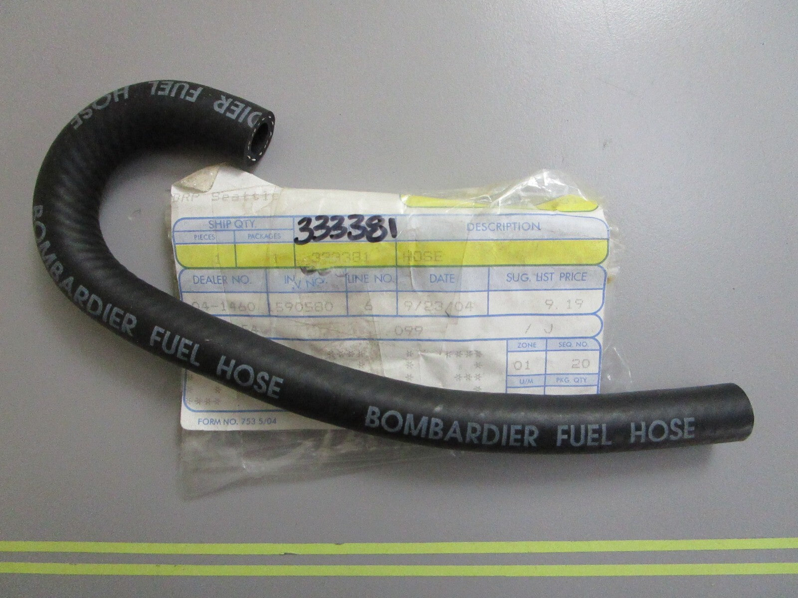 *NEW OEM* 0810 OMC Johnson Evinrude Hose 333381 0333381
