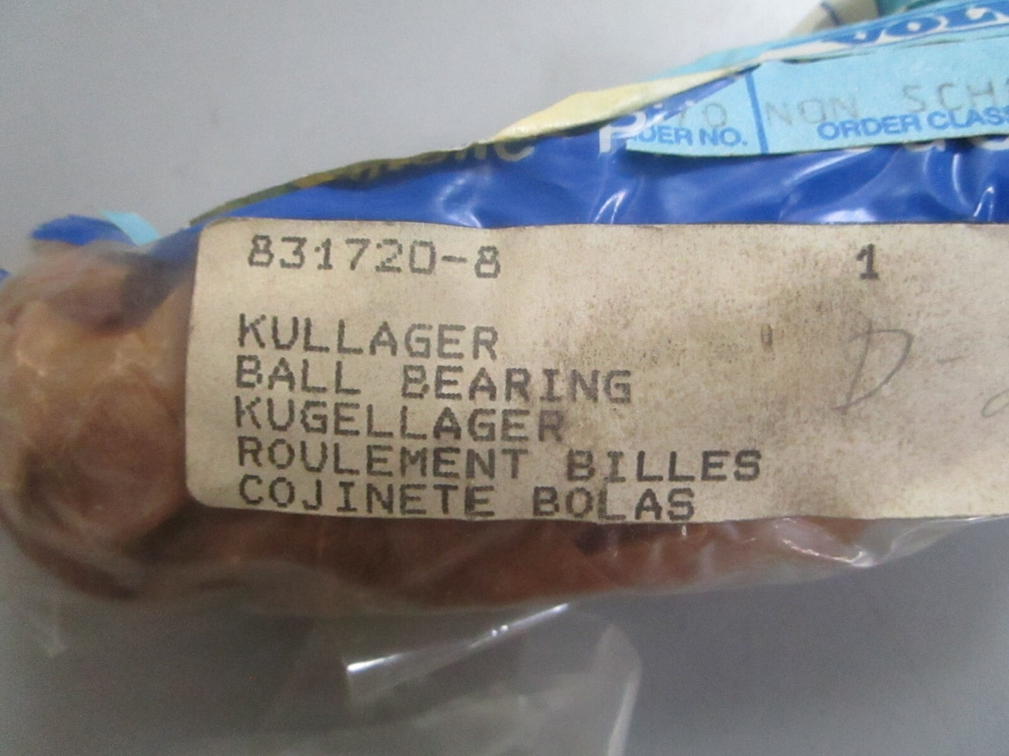 *NEW OEM* 0820 Volvo Penta Ball Bearing 831720