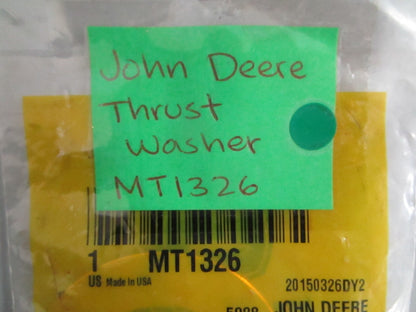 NEW OEM MT1326 John Deere Thrust Washer 0820