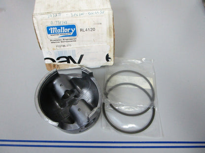 NEW RL4120 Replaces: OMC Evinrude 393271 Mallory STD Piston Kit 0720