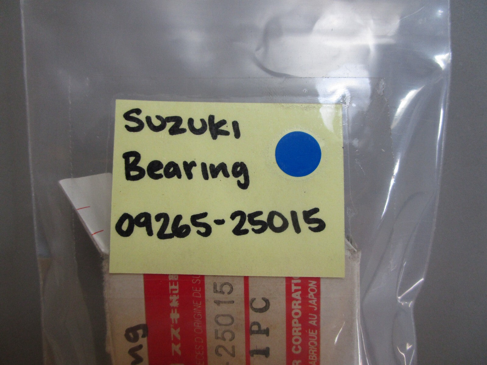 *NEW OEM* 0810 Suzuki Bearing 09265-25015