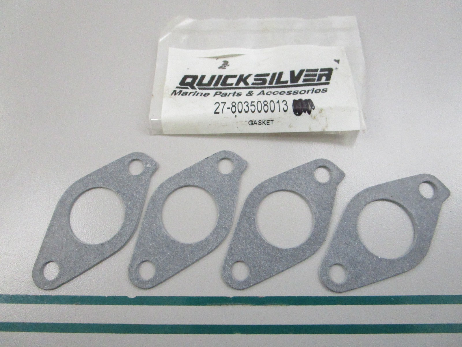 NEW OEM (LOT OF 4) 27-803508013 Mercury Quicksilver Intake Gasket 0810