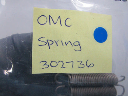 NEW OEM (LOT OF 2) 302736 0302736 OMC Johnson Evinrude Spring 0810