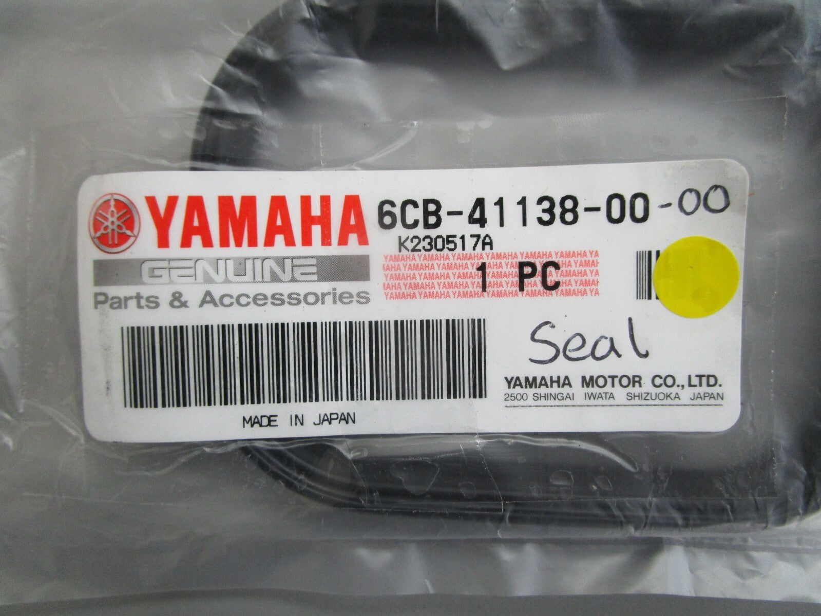 *NEW OEM* 0820 Yamaha Seal 6CB-41138-00-00