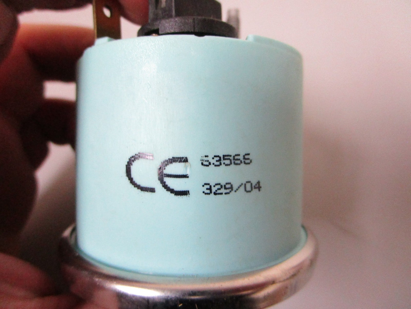 NEW OEM 63566 Teleflex Beige  Fuel Gauge Chrome Bezel 0720