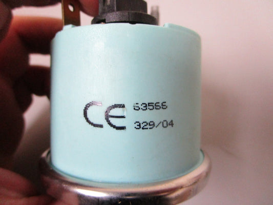 NEW OEM 63566 Teleflex Beige  Fuel Gauge Chrome Bezel 0720