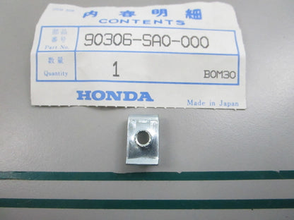 NEW OEM 90306-SA0-000 Honda Nut Clip 0810