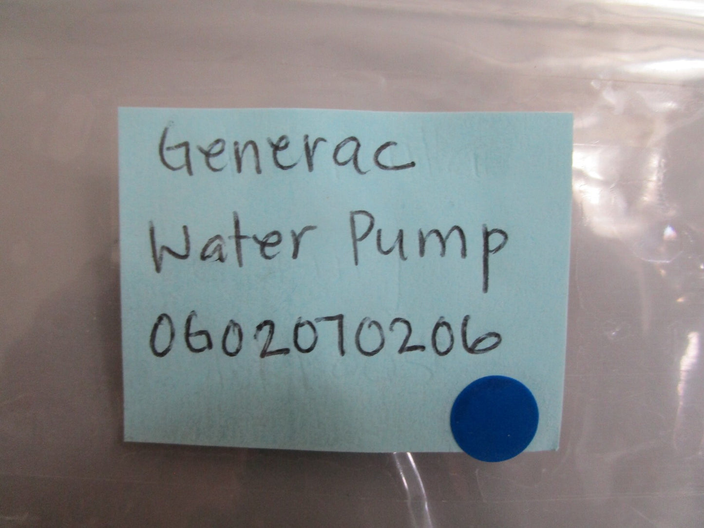 *NEW OEM* 0820 Generac Water Pump 0602070206