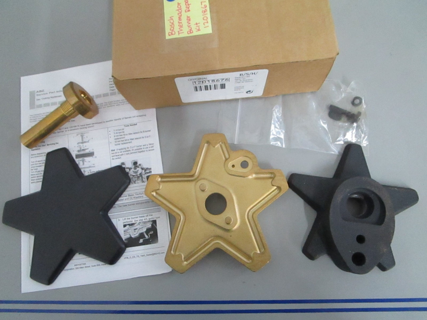 *NEW OEM* 0820 Bosch Thermador Burner Repair Kit 12018676