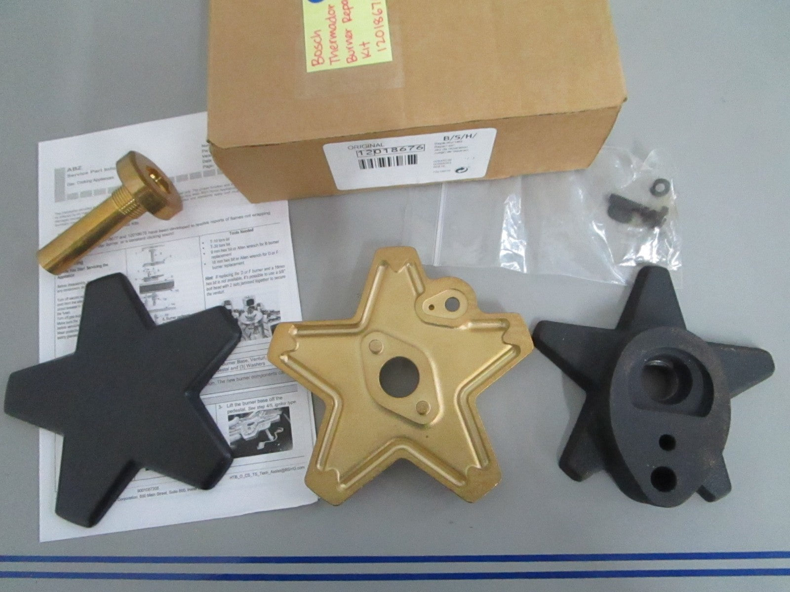 *NEW OEM* 0820 Bosch Thermador Burner Repair Kit 12018676