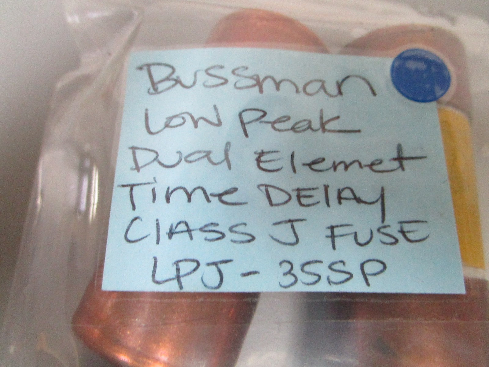 NEW OEM LPJ-35SP Bussman Low-Peak Dual Element Time Delay Class J Fuse (4) 0720