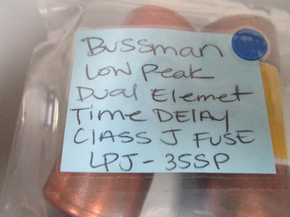 NEW OEM LPJ-35SP Bussman Low-Peak Dual Element Time Delay Class J Fuse (4) 0720