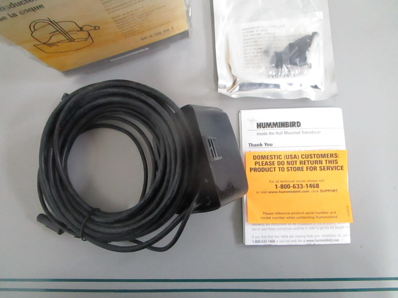 NEW OEM 710202-1 XP-9-QB-90-T Humminbird In-Hull Transducer 0820