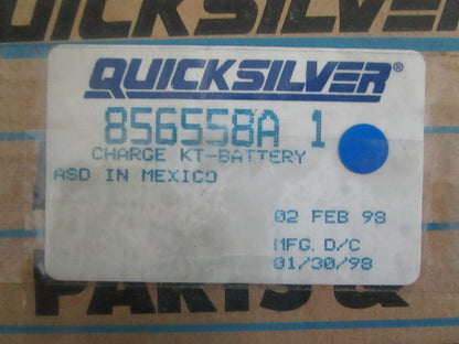 NEW OEM 856558A1 Mercury Quicksilver Battery Charge Kit 0820