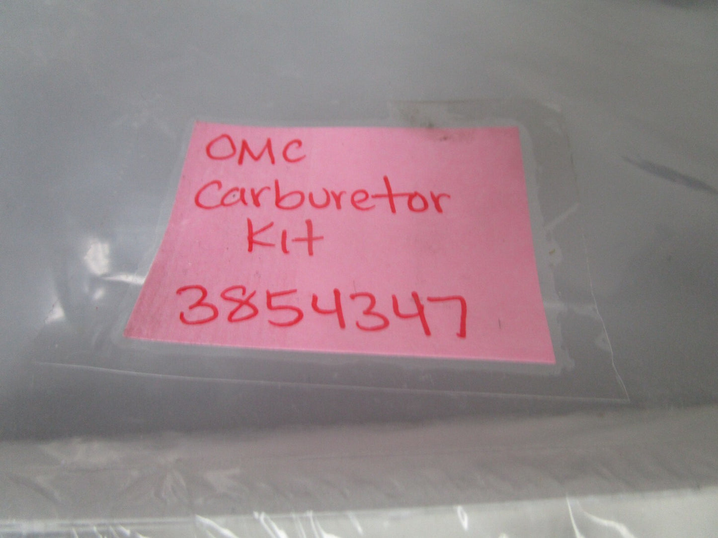 *NEW OEM* 0810 OMC Johnson Evinrude Carburetor Kit 3854347