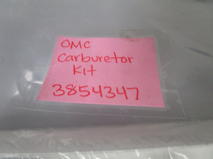 *NEW OEM* 0810 OMC Johnson Evinrude Carburetor Kit 3854347