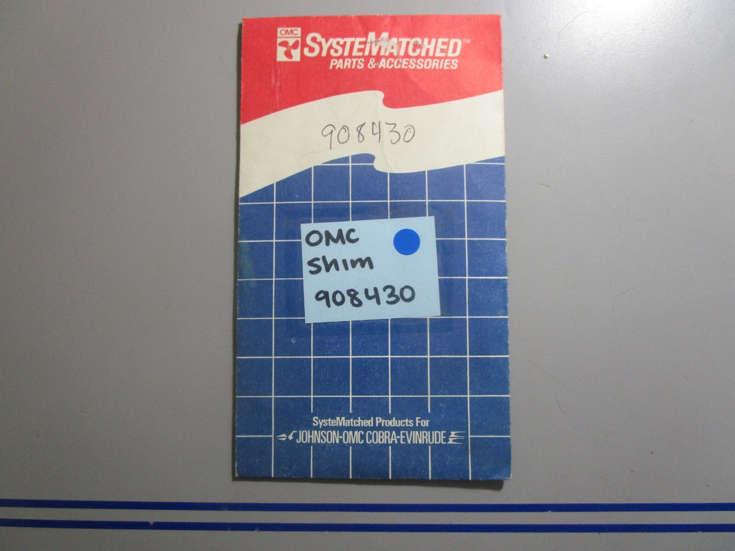 *NEW OEM* (LOT OF 2) 0810 OMC Johnson Evinrude Shim 908430 0908430