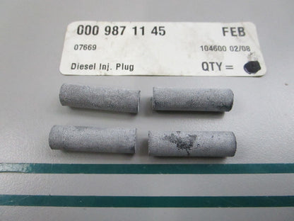 NEW OEM (LOT OF 4) 0009871145 Mercedes-Benz Plug 0810