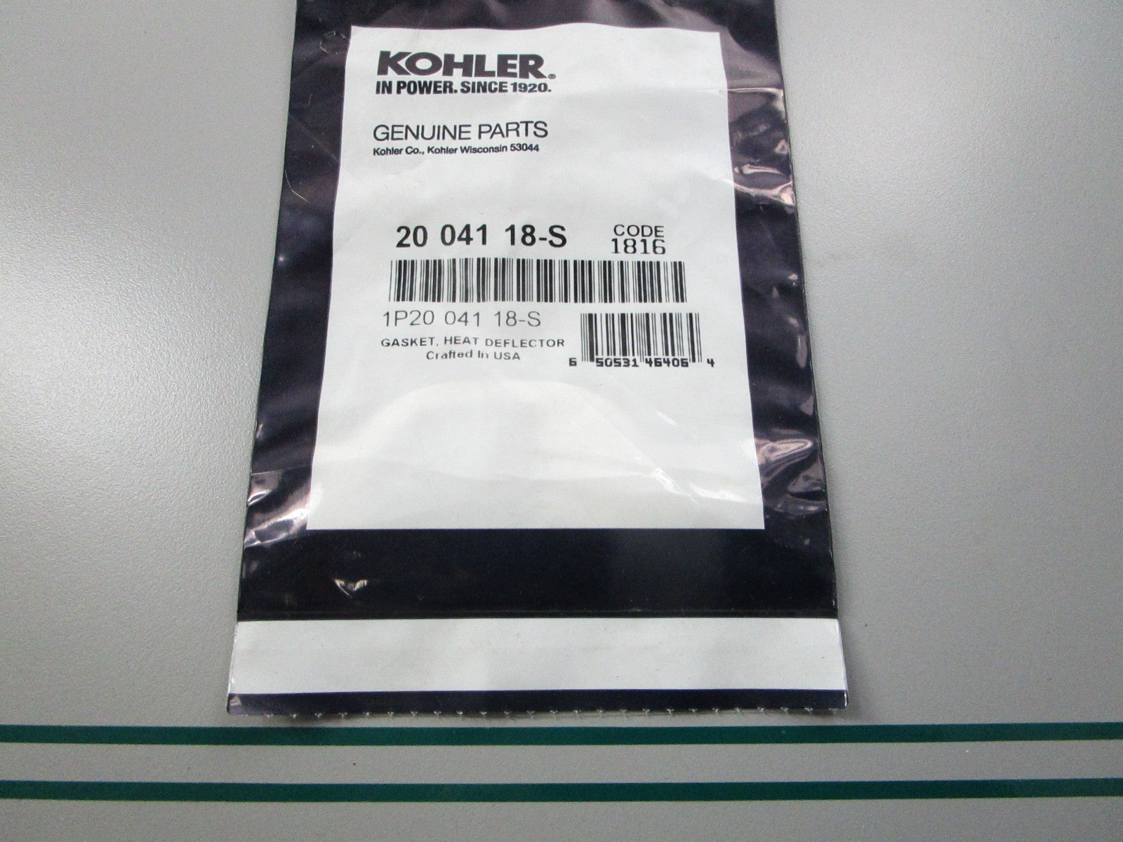 NEW OEM 20 041 18-S Kohler Heat Deflector Gasket 0810